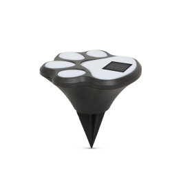 Lampa Solara LED - Amprenta Caine, cu Tarus - Plastic - Negru