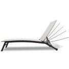Sezlong GardenLine - Bej - 195 x 63 x 90 cm