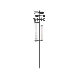 Statie Meteo de Gradina - Termometru,Pluviometru, Anemometru - 145 cm