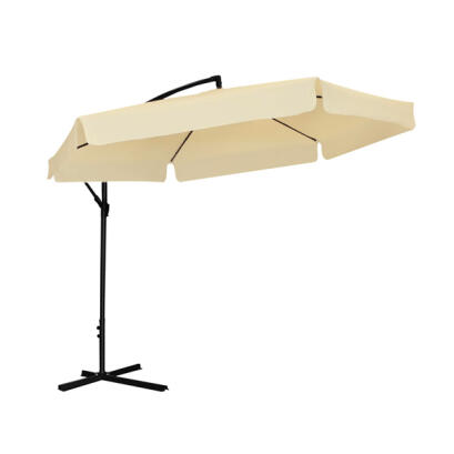 Umbrela de Soare Suspendata GardenLine "Banana" - Bej - 3 m